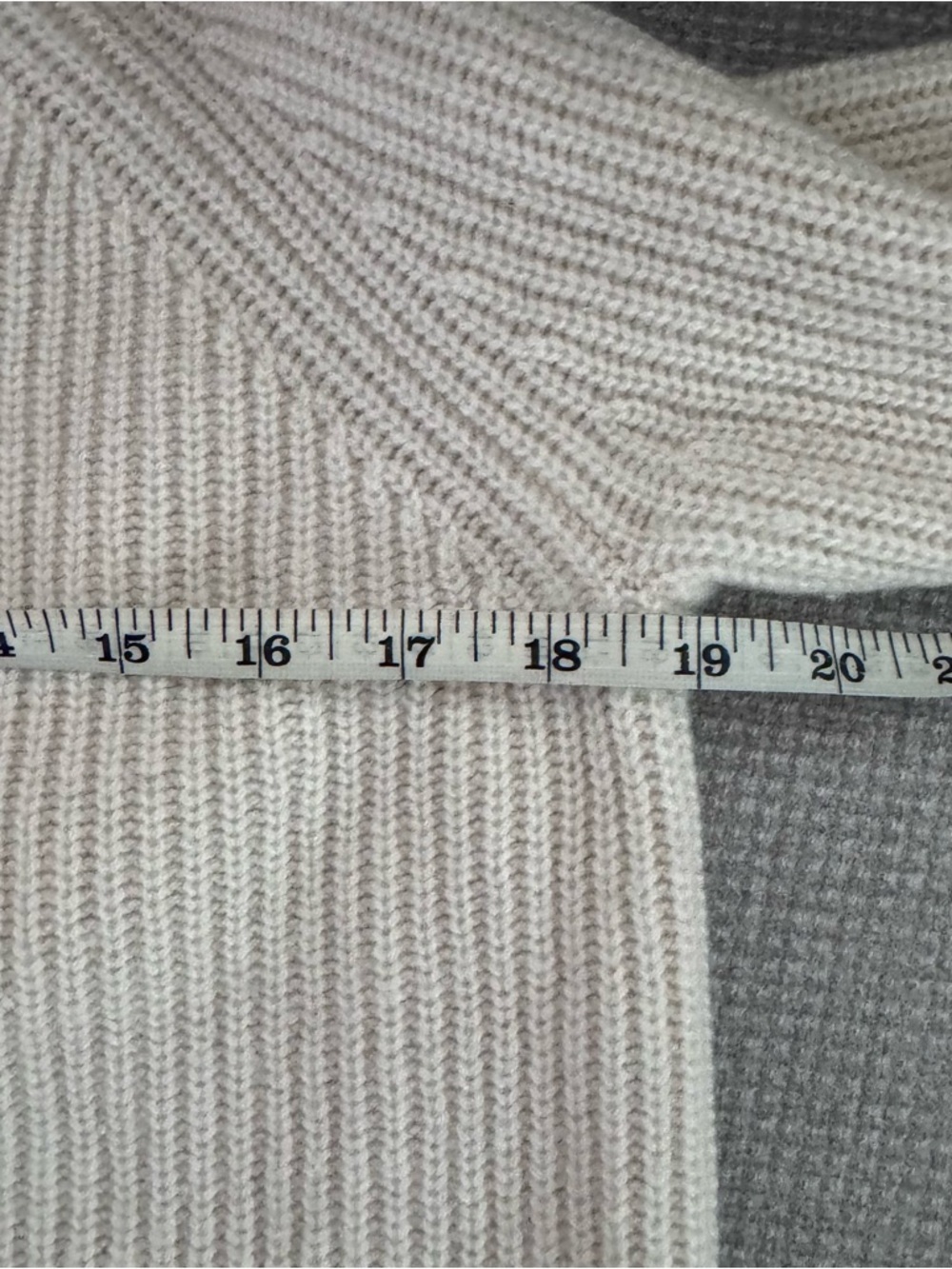 Jenni Kayne Women’s Cream Crewneck Ribbed cashmere Sweater small - Picture 7 of 8